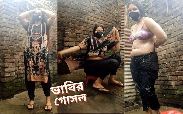 Modern Beauty: Бенгальская сногсшибательная бхабхи показывает свое отличное сексуальное тело во время ванны