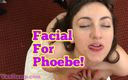 Mega POV: Ansiktsbehandling för Phoebe Parker stora tuttar flicka bredvid