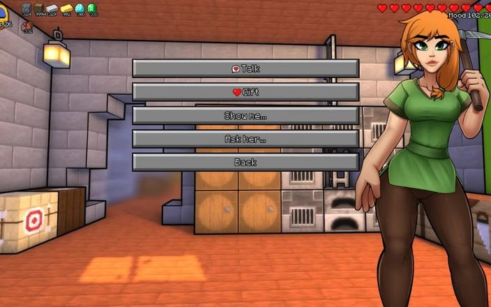 Visual Novel Collect LoveSkySan: Minecraft geiles handwerk - teil 5 - ein geiler handjob von Loveskysanhentai