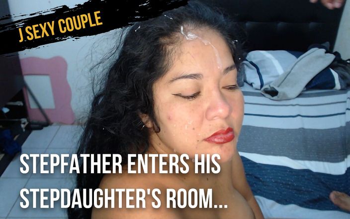 J sexy couple: Un beau-père entre dans la chambre de sa belle-fille lui...