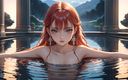 AI Girls: Beautiful Nude Hentai Girls in the Water
