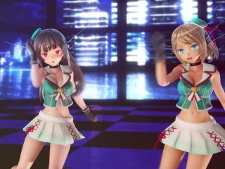 Mmd anime girls: Mmd r-18 anime kızları seksi dans eden klip 12