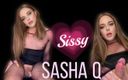 Sasha Q: Sissy sperma-uitbarsting