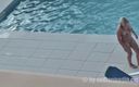Viewer cam by Sextermedia: Blonde secretly filmed at the pool