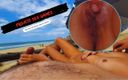 Private Sex Games: Desnuda en una playa, me toca el coño durante media...