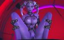 Wraith ward: Purple Girl Is Fingering Herself on the Stage of a...