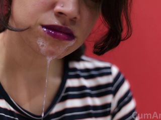 TheArtOfCum: Diaporama photo n° 2 - Violet Lips - CFNM, éjaculation dégoulinante et éjaculation sur les...