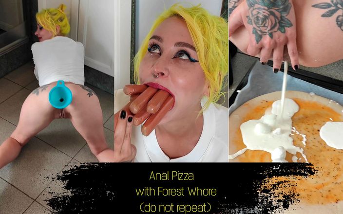 Forest whore: Anale pizza met boshoer