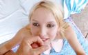Top Web Models: Sweet pigtail blonde teen Missy Mae POV facial blowjob