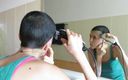 Rebecca Diamante Erotic Femdom: Italiaans meisje scheert haar hoofd tot nul