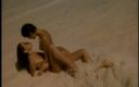 Girl on Girl: रसदार गुलाबी चूत वाली टॅंड हसीना को समुद्र तट पर रेत में चाटा जाता है