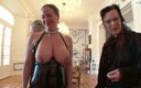 German BDSM MMV: Duitse bdsm - grote borsten zweepslagen