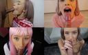 AnnaReyBlonde: Multi Cam Blowjob Compilation