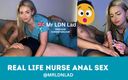 Mr LDN Lad: Dipendente anale vera infermiera scopata nel culo in uniforme