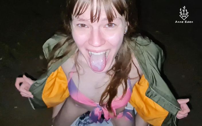Anne-Eden: 해변에서 한밤중 섹스!!