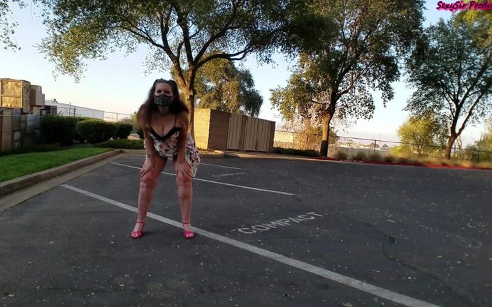 SexySir Productions: Tachinare anală cu rochie cu imprimeu de Halloween