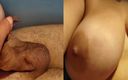 Emma Alex: Nuevo formato de video de cerca. Tocar perfectas tetas naturales...