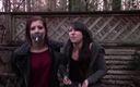 Selfgags classic: Fazendo a meia-irmã fumar através da mão sobre a boca...