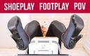 House of Era: Permainan sepatu dan kaus kaki fetish tampilan bawah - abaikan pov