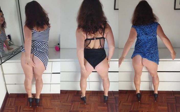 ExpressiaGirl: Trojité fackování a twerking velkého šťavnatého zadku milfky)