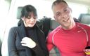 German amateur - 100% German hardcore videos: Sexy Beauty Gets a Wild Cumshot on the Backseat