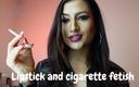AnittaGoddess: Cigarettes et lisptick coaching masturbatoire