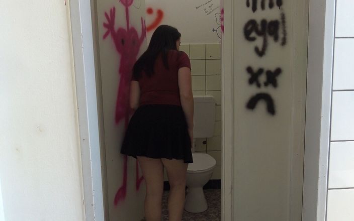 Emma Secret: Wtf?! Caught in a Public Toilet and Fucked!