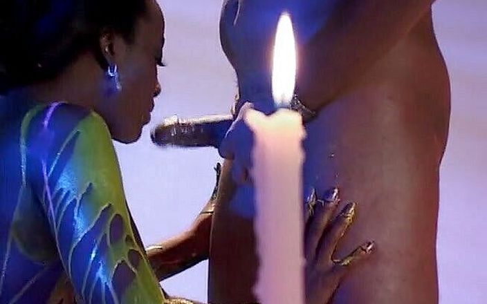Black Jass: Stunning ebony chick gets drilled in her tight asshole