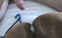 Slutty Ms B in Satin &amp; Bondage: Videoclip șubred cu mine primind o pizdă plină de spermă de...