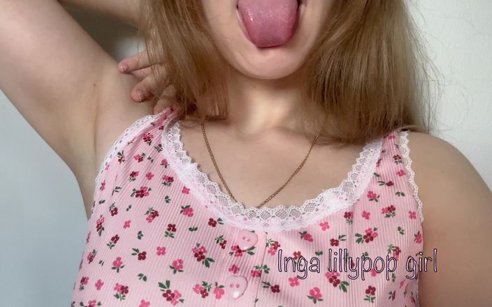 Inga lillypop girl: Cute Girl Show Her Small Tits