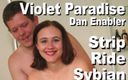 Picticon bondage and fetish: Violet Paradise et Dan Enabler se déshabillent et chevauchent un...