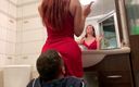 Petite Princesses FemDom (PPFemdom): Kırmızı elbiseli sahibe Sofi sandalye kölesini kullanıyor - yüze oturma kadın...