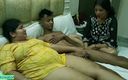 Hot creator: Desi twee meisjes neuken met 18-jarige hete jongen! Hindi trio-seks