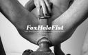 FoxHoleFist: Бонус! Анальная тренировка слюнявы из архивов