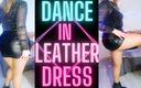 Monica Nylon: Dance in Leather Dress