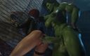 DevideXXX: Amazonium3d - She Hulk Smash