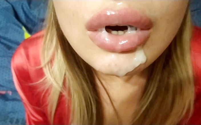 Sweet Hot mouth: 私の加入者セルゴのための甘いフェラチオ、要求されたように、私はあなたのためにビデオを作りました、見て自慰行為をし、あなたにキスをします