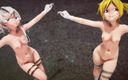 Mmd anime girls: Video tarian seksi gadis anime mmd r-18 249