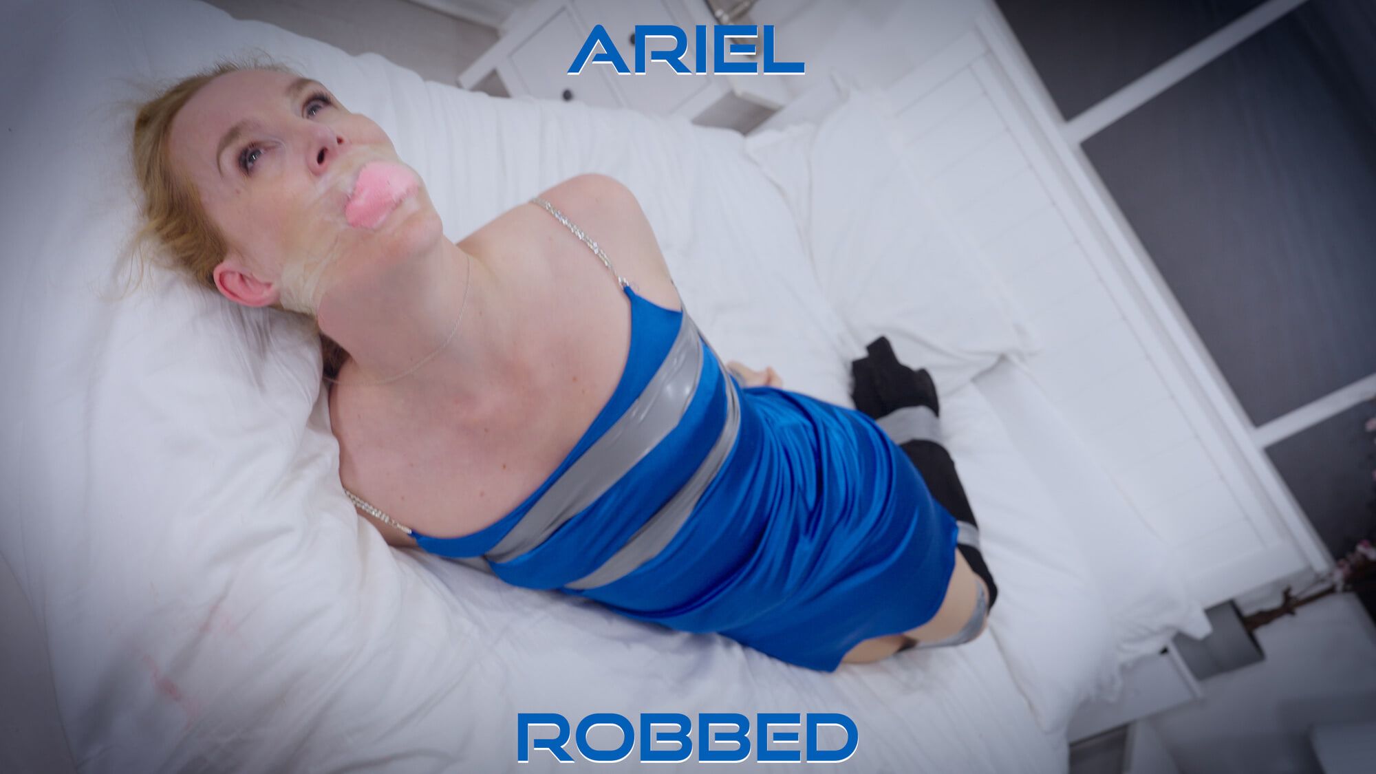 Ariel Anderssen - Robbed Tied With Duct Tape and Wrap Gagged