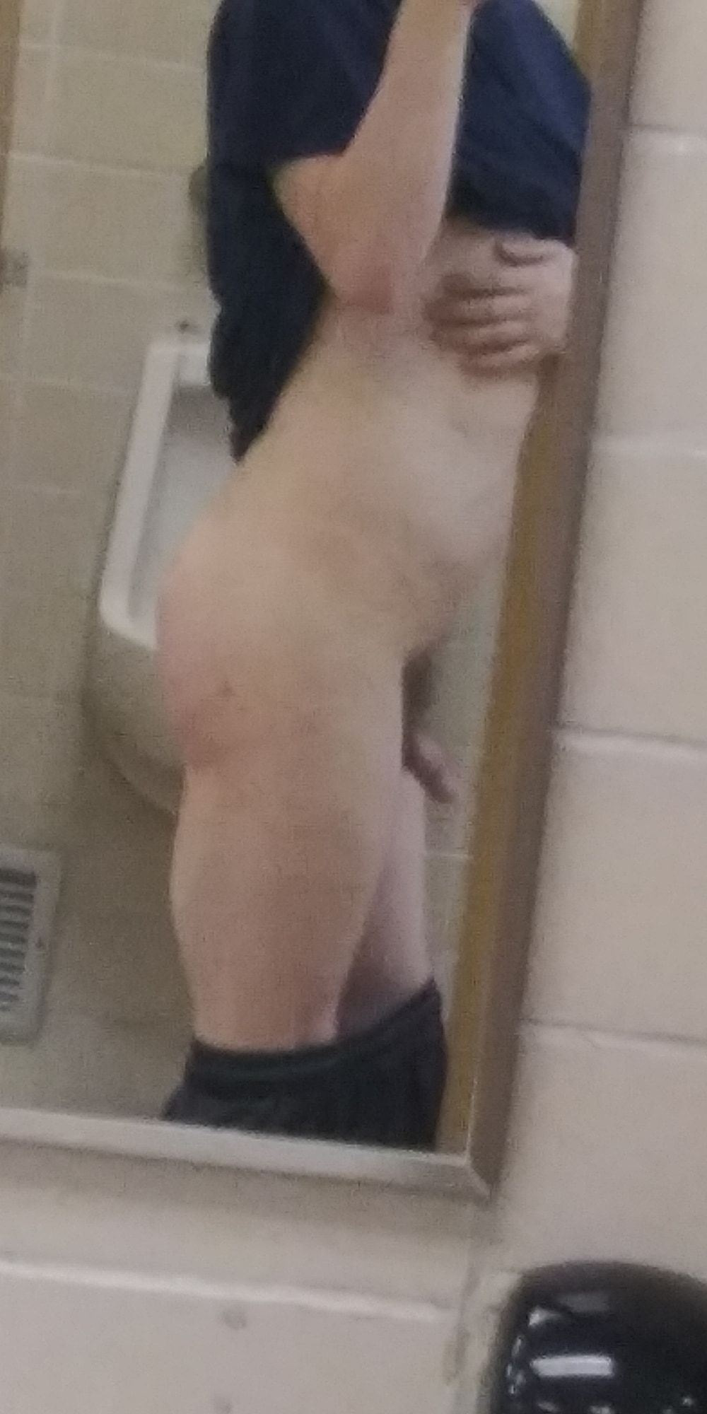 Public Restroom Ass and Cock 3