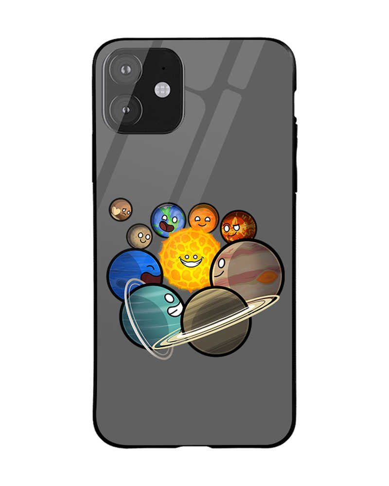Planets surrounding Sun Phone cover