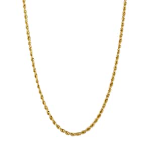 Ankur Treasure Chest JCK Vegas Deal 10K Yellow Gold 3mm Rope Necklace (26 Inches) (6.5 g)