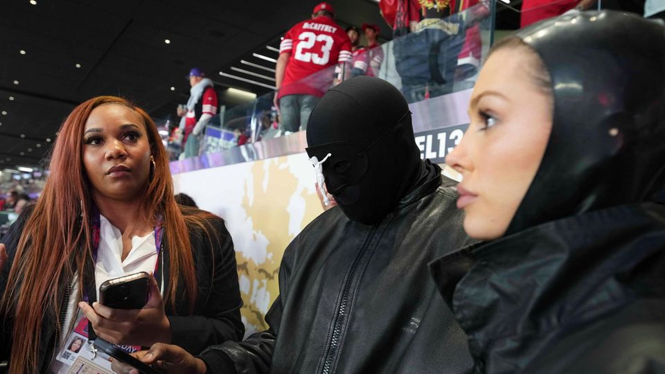 Super Bowl Kanye West und Bianca Censori