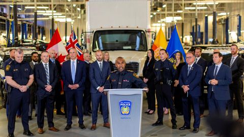 Goldraub in Kanada: Polizeichef Nishan Duraiappah spricht bei einer Pressekonferenz über Ermittlungsergebnisse.