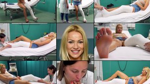 Cherry LLWC at the Clinic Erotic Toe Sucking Therapy and Casturbation (in HD 1920X1080) Toe Sucking