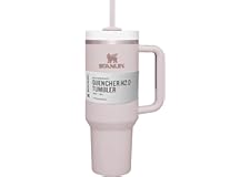 Generisch 1182ml 40oz Trinkbecher Vakuumisoliert Aus Edelstahl Mit Deckel Und Trinkhalm Henkel Kaffeebecher Tragbare Autobech