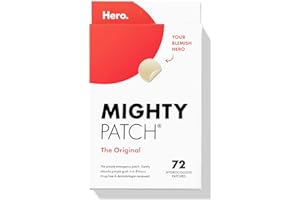 Hero Cosmetics Mighty Patch™ Original Patch - Hydrocolloid Acne Pimple Patch for Covering Zits and Blemishes, Spot Stickers f