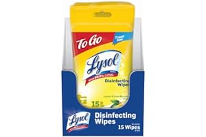 LYSOL Disinfecting Wipes - Lemon & Lime Blossom To-Go Flatpack 15 ct. 1 pack