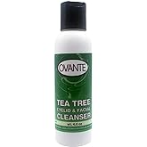 OVANTE Tea Tree Oil Eyelid, Facial Cleanser Wash For Demodex Prone Skin 4.0 oz