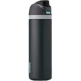 Owala FreeSip Insulated Stainless Steel Water Bottle with Straw for Sports and Travel, BPA-Free, 24oz, Foggy Tide